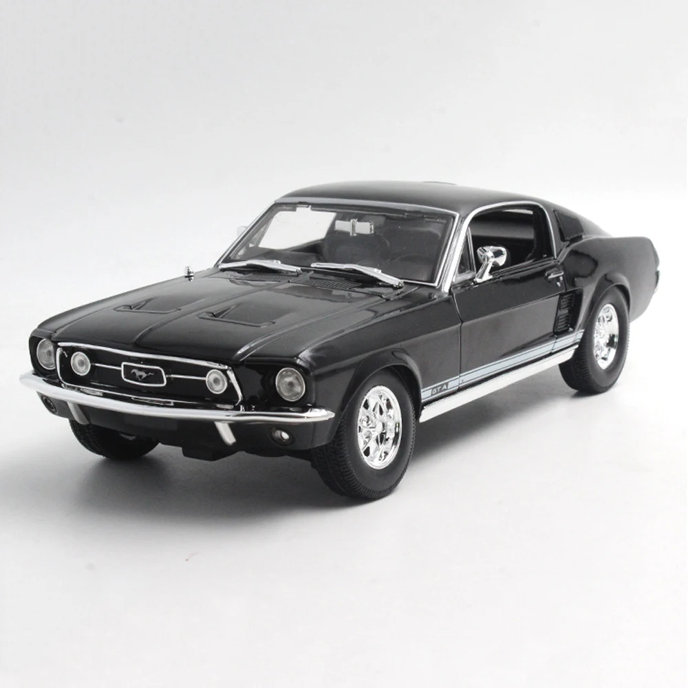 Гоночный автомобиль Maisto 1/18 1:18 Масштаб 1967 Ford Mustang GTA Fastback литой Дисплей из
