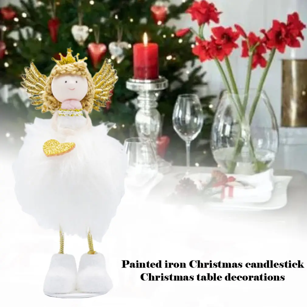 Navidad украшение для дома, ткань, плюшевая кукла-Ангел блонд, Рождественский Санта Клаус, украшение, подарок на год