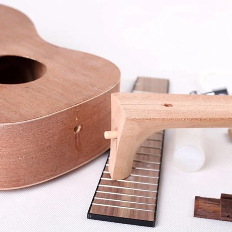 BMDT-23 дюймов Гавайские гитары укулеле Diy комплект из красного дерева струны Гавайская гитара картина ручной работы идеальный родители-ребенок