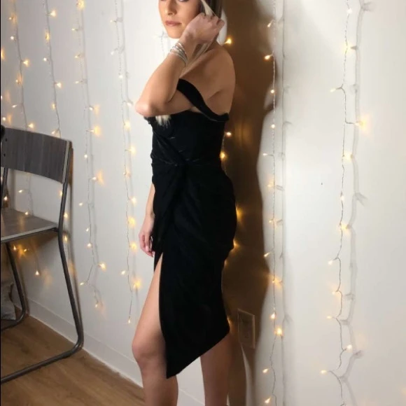 Dressmecb бархатные плиссированные платья миди с разрезом по бокам и открытой спиной, Сексуальные клубные вечерние платья без рукавов, летнее осеннее женское платье