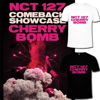 

NCT 127 Album CHERRY BOMB Taeil Same Paragraph Short-sleeved Cotton T-shirt Casual Men And Women Summer Dropshipping