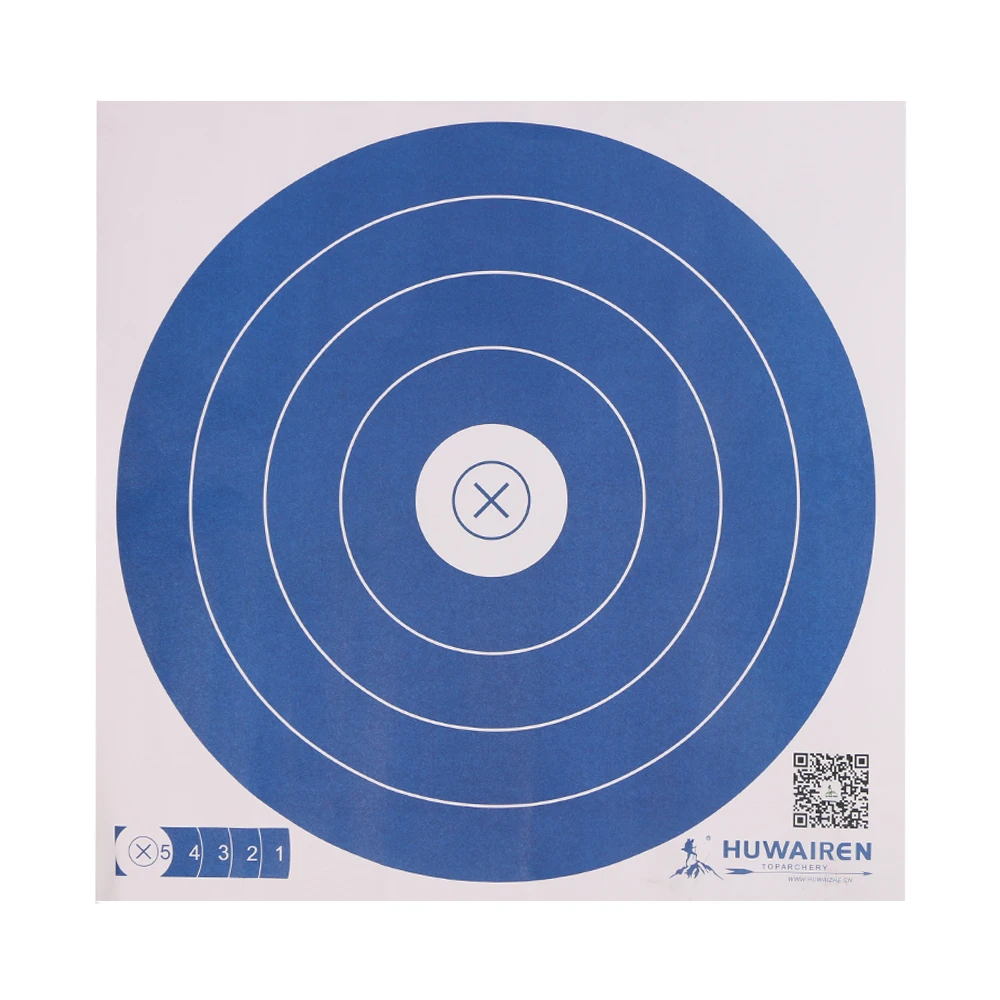 1 2 5 10pcs aiming practice archery target 5 rings blue print shooting target by bow arrow practice archery target paper aliexpress sports entertainment