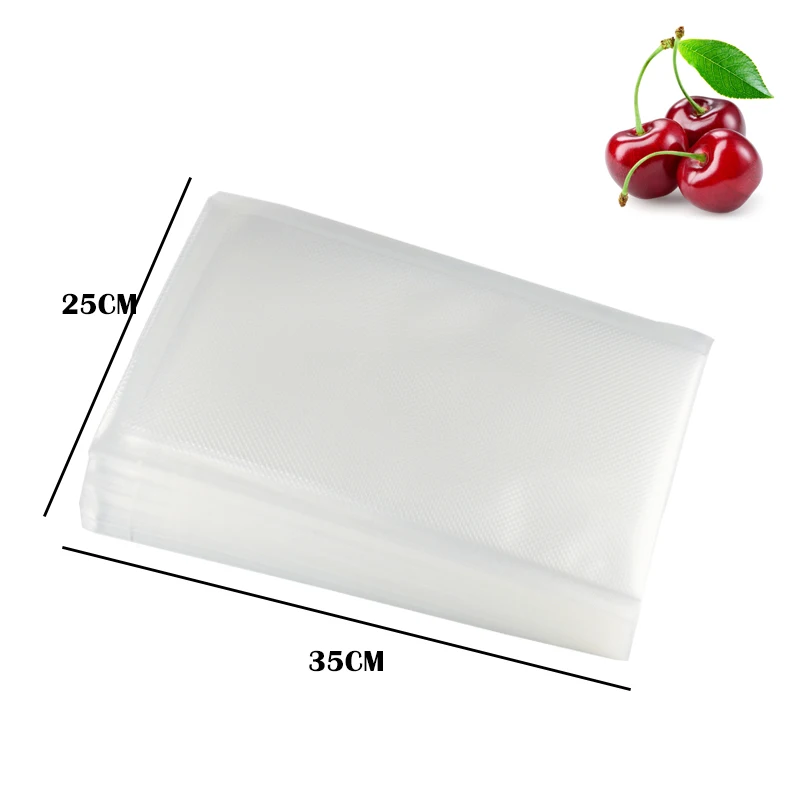 100PCS 25X35CM 100 шт./лот вакуум-закаточная машина упаковочная сумка для вакуум-закаточная машина для производства продовольствия экономии сумка для хранения кухонных пищевых сохраняет свежесть - Цвет: 100PCS 25X35CM