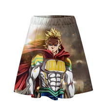 Юбка для косплея аниме с 3d принтом «My hero Academy», Harajuku, повседневный стиль, стиль, популярные юбки в стиле Харадзюку, новая сексуальная женская повседневная юбка, Лидер продаж