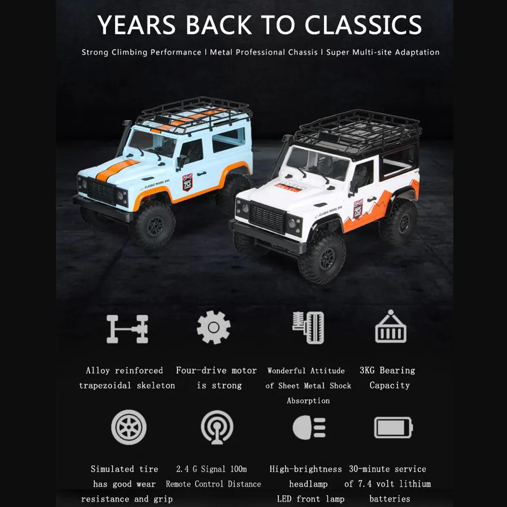 MN-99 2,4G 1/12 4WD RTR военный Рок Гусеничный RC грузовик багги внедорожный автомобиль# F