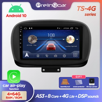 

Prelingcar Android 10.0 NO DVD 2 Din Car Radio Multimedia Video Player Navigation GPS For FIAT 500X 2015 2016 2017 2018 2019 IPS