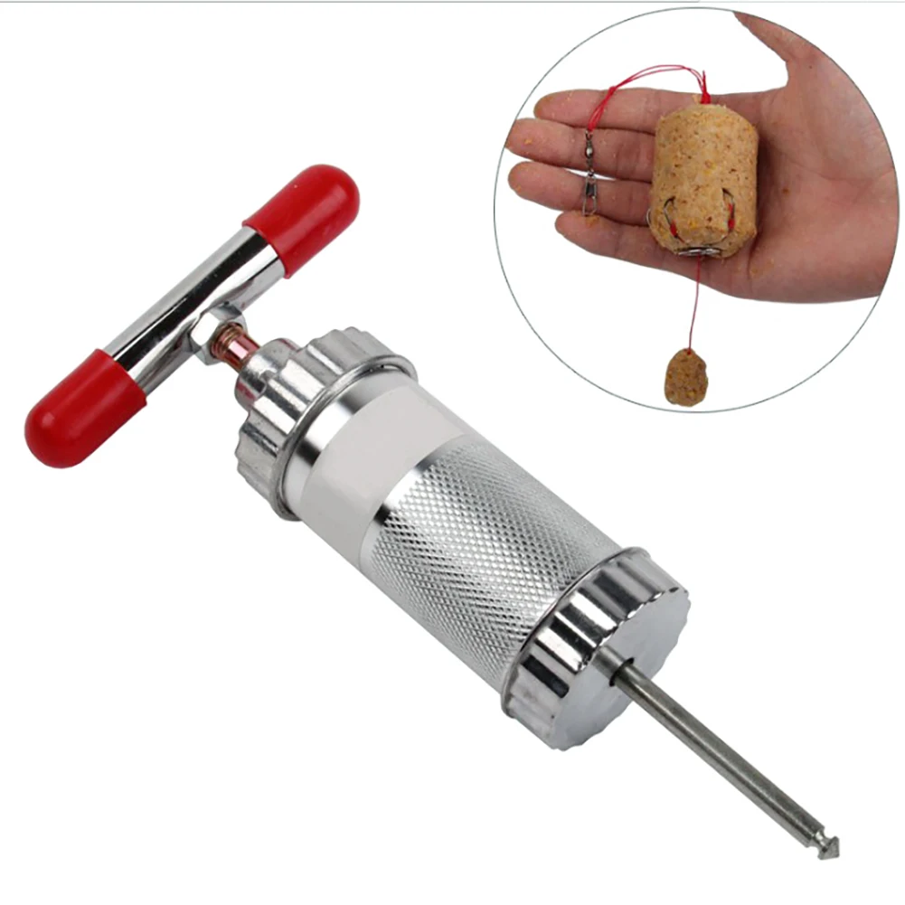 

Aluminum Alloy Fishing Lure Shaper Former Fishing Bait Compressor DIY Explosion Hook Bait Forming Mold Device