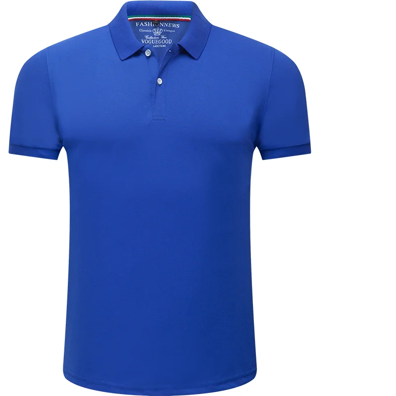 Royal blue YOTEE, деловая, повседневная, дешевая, короткий рукав, персональный логотип компании, на заказ, рубашка поло, для мужчин и женщин, на заказ, топы - Цвет: Royal blue