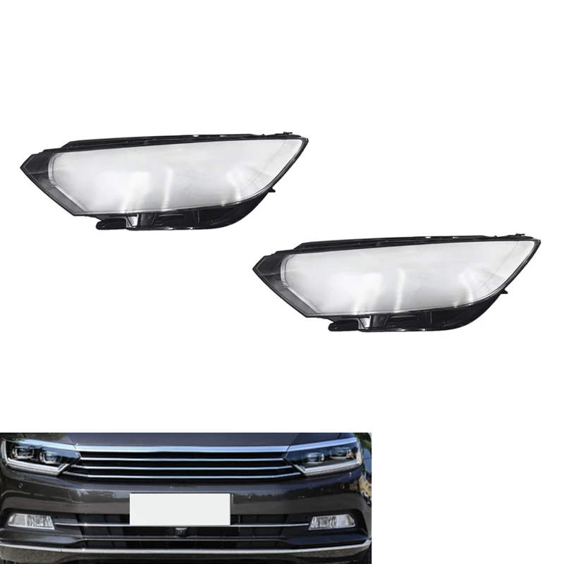 Car Clear Headlight Lens Cover Replacement head light lamp Shell for Magotan Passat B8 2016 2017 2018 | Автомобили и мотоциклы