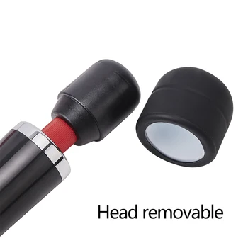 New 10 Speeds Magic Wand Massager Big Magic Wand Massage Stick AV Vibrators Sexy Clit Vibrator Sex Toys for Women European plug 4