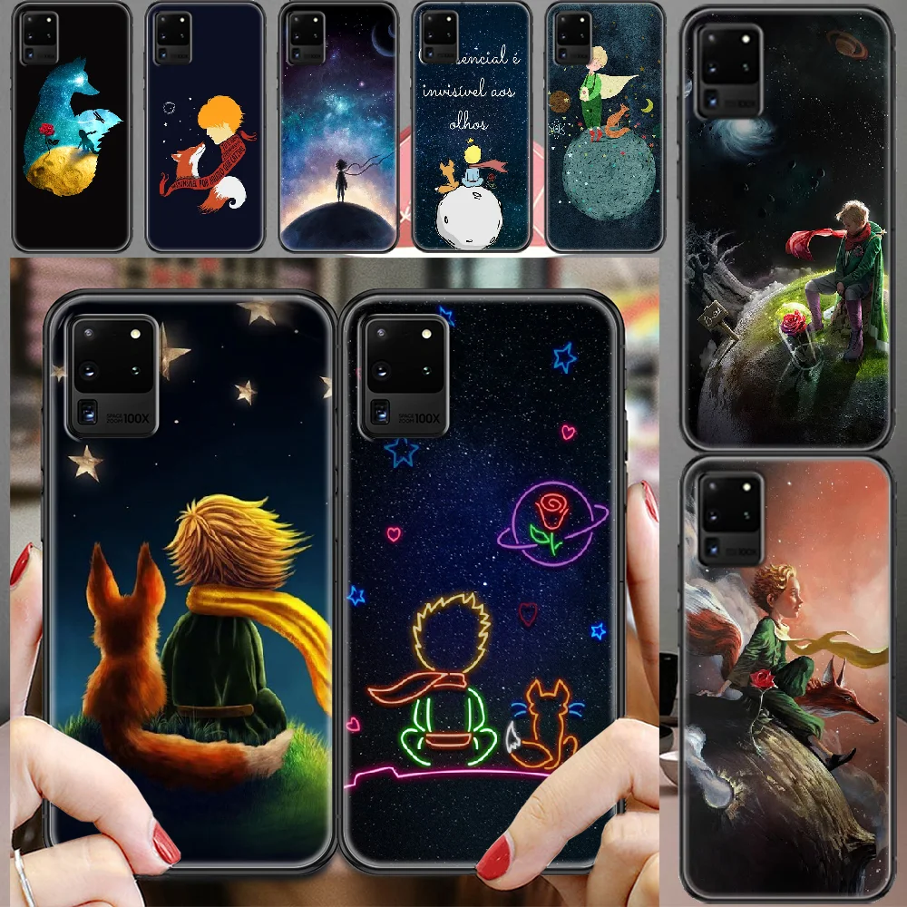 Маленький мультяшный чехол для телефона Little Le Prince Samsung Galaxy Note 4 8 9 10 20 S8 S9 S10 S10E S20 Plus