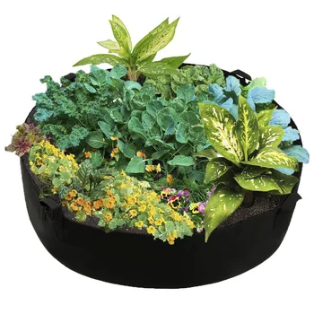 

Grow Bags Fabric Planter Flower Plant Aeration Fabric Pot Container with Handles LXY9