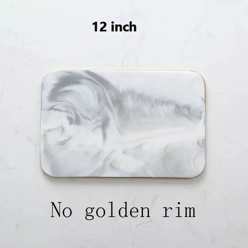 gray 12 inch Подробнее о продукте Материал: керамика размер мрамора: 10 дюймов/12 дюймов рисунок: розовый/синий/серый Совет: можно использовать посудомоечную машину, микроволновую печь - Цвет: gray 12 inch