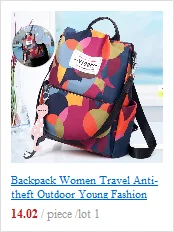 Тканевый Водонепроницаемый модный рюкзак Mochila Mujer, дорожный рюкзак, сумка через плечо, женский рюкзак с защитой от кражи