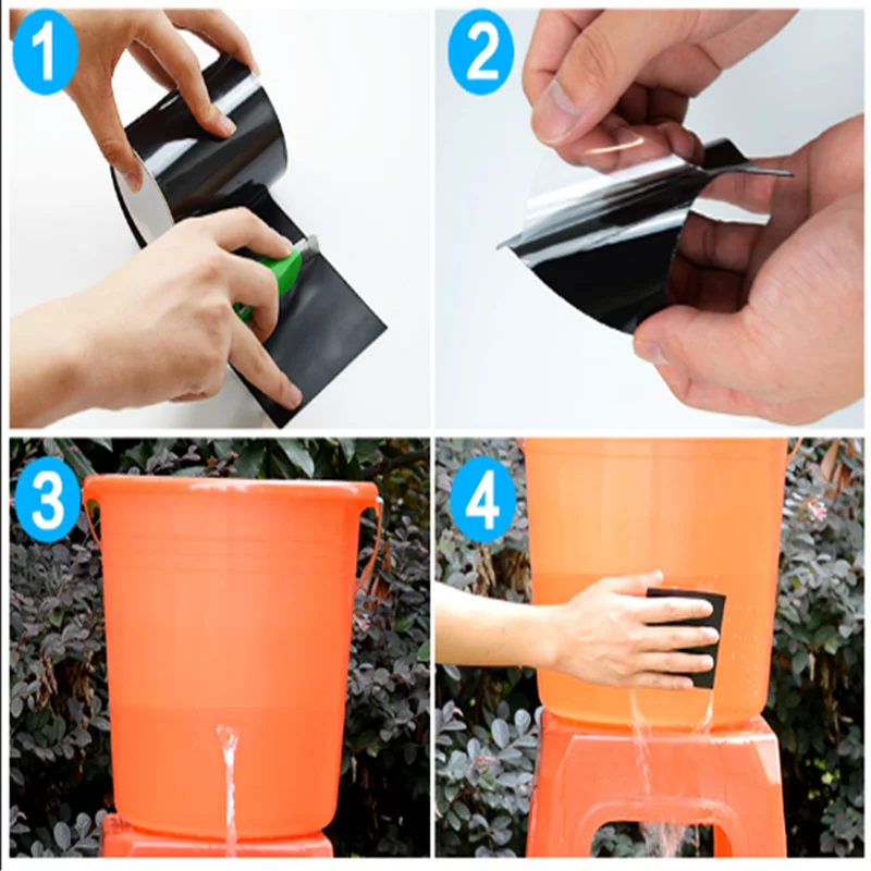 Waterproof tape strong leaking water pipe leaking waterproof material strong plugging tape nano waterproof adhesive tape