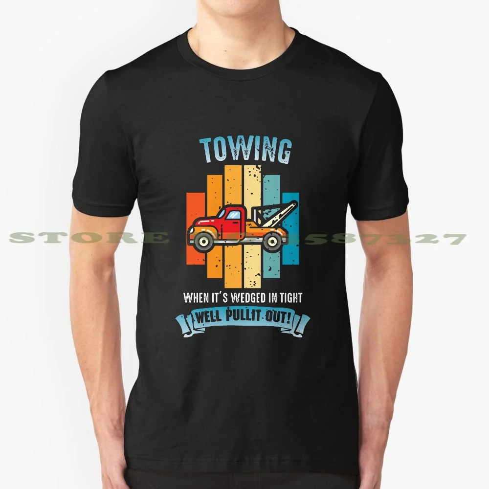 Garage Meccanica Tow Truck Driver Black White Tshirt Per Uomo Donna Truck Tow Truck Tow Driver Tow Truck Driver Funny Truck