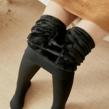 

Women's Pantyhose Thickened Warm Winter Velvet High Waist Stretch Casual Solid Color Stretch Pantyhose