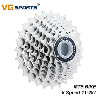 

VG Sports 8 Speed MTB Bicycle Freewheel Gear 11-28T Sprocket Mountain Bike Parts For Shimano Sram Cassete