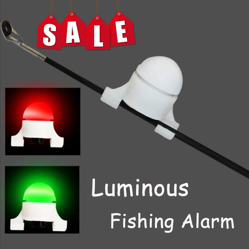 Outdoor Night Fishing Accessories Luminous Electronic Alarm LED Light Fishing Bite Alarms Fishing Line Gear Alert Indicator Tool