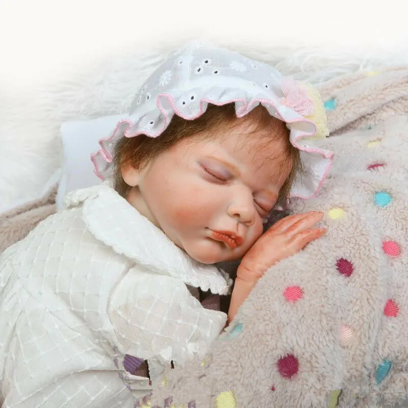 Кукла Reborn Baby Girls 20 ''кукла ручной работы мягкая виниловая силиконовая живая игрушка детский подарок Модная кукла интерактивные куклы развивающие