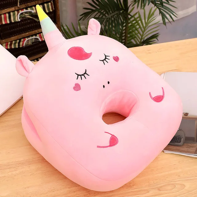 Cartoon Lying Pillow Hand Warming Nap Elastic And Soft Pillow For Lunch Break In Student Office Plush Pillow