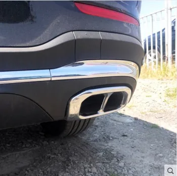 

NEW Top Quality For Mercedes Benz GLC 260 GLC300 Class 2020 Exhaust Pipe Cover Trim 304 Steel