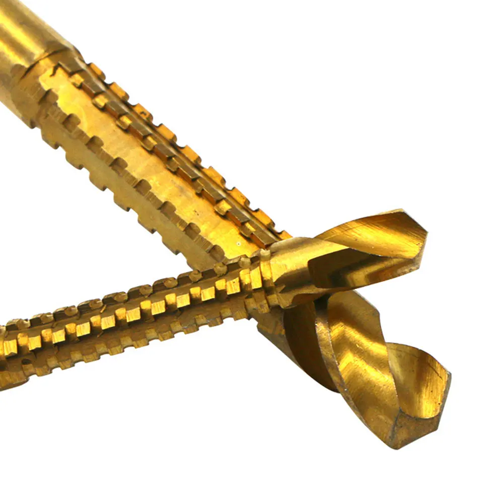 Gold High Speed Steel 4241 Drill Bit Set Carpentry Coated Sawtooth Bit Saw Drill Bits Portable Rotary Tools Tool Parts Gold High Speed Steel 4241 Drill Bit Set Carpentry Coated Sawtooth Bit Saw Drill Bits Portable Rotary Tools Tool Parts