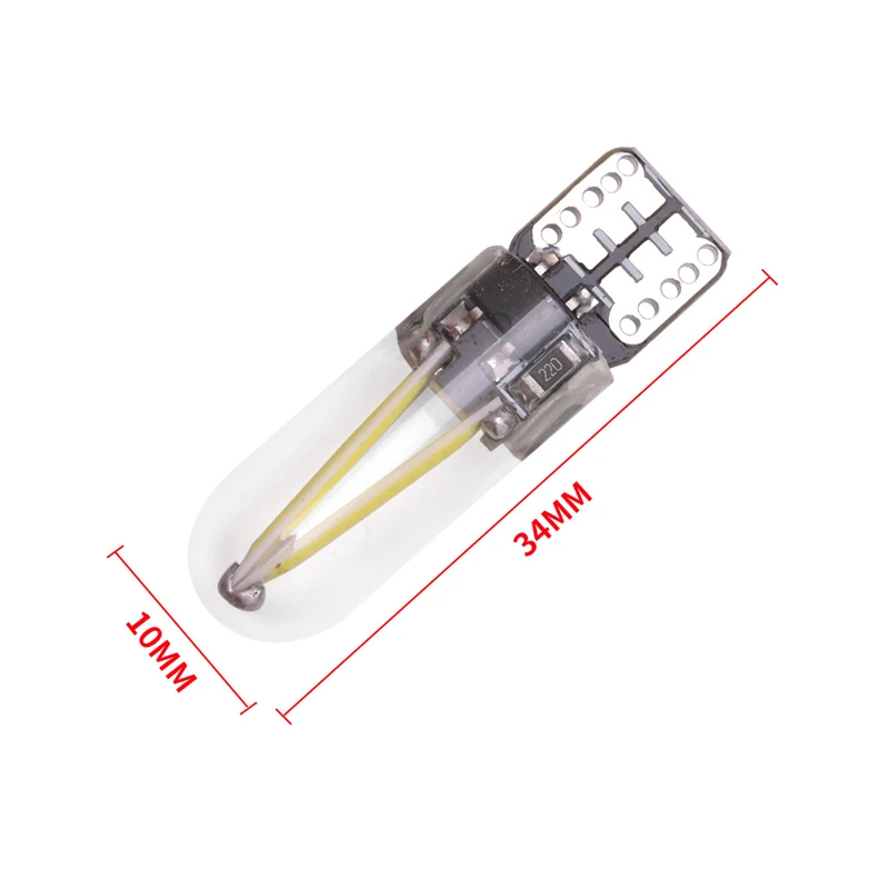 4 шт. T10 w5w Led Автомобильная карта свет зазор Чтение Интерьер Хвост задний багажник номерные знаки лампы COB 194 W5W W3W 168 светодиодные лампы