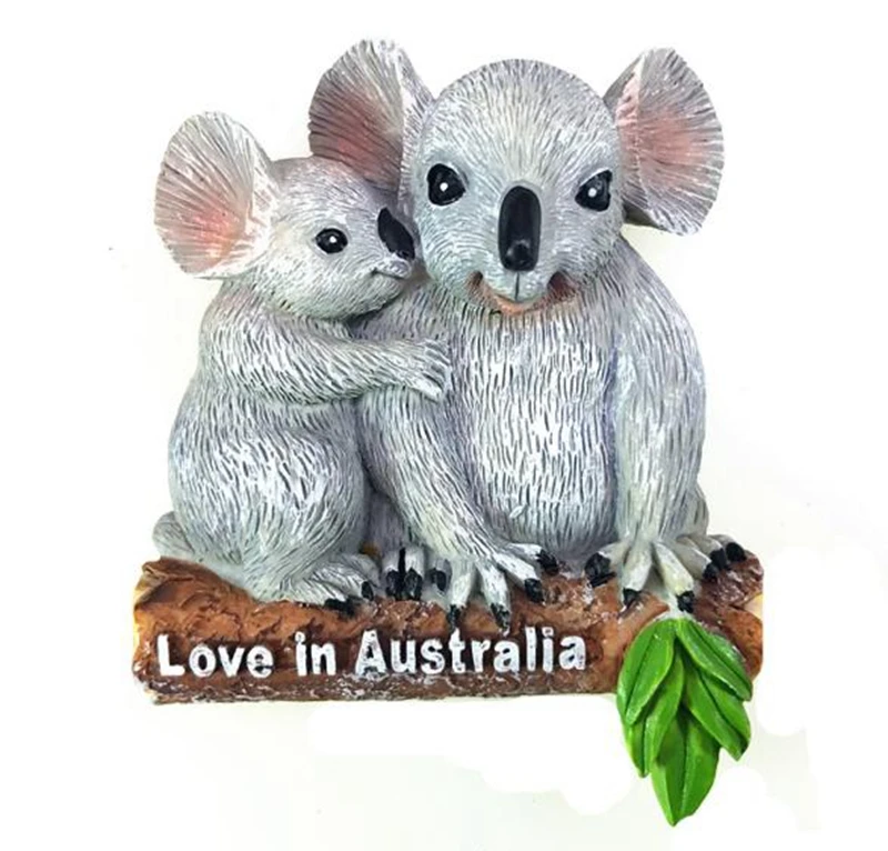 

Love In Australia Kangaroo 3D Fridge Magnets Tourism Souvenirs Refrigerator Magnetic Stickers Gift