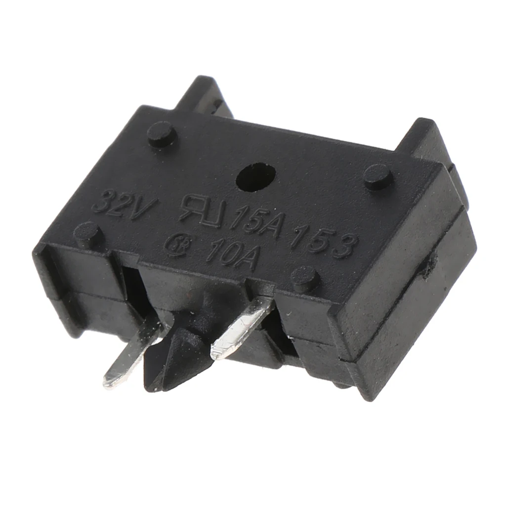 Auto Automaotive Boat 32V 30A Mini Blade Fuse Holder For PCB Board Black