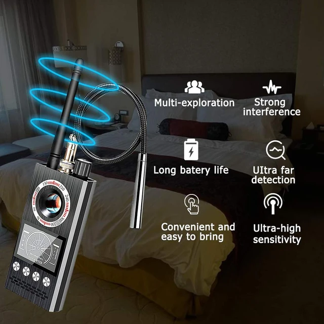 Détecteur de signal RF sans fil anti-espion K68, graine 101