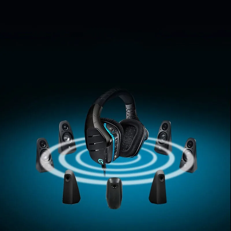 US $63.48 Logitech G G633 RGB 71 surround sound gaming headset microphone computer gaming headset apex hero cf eat chicken lol G633