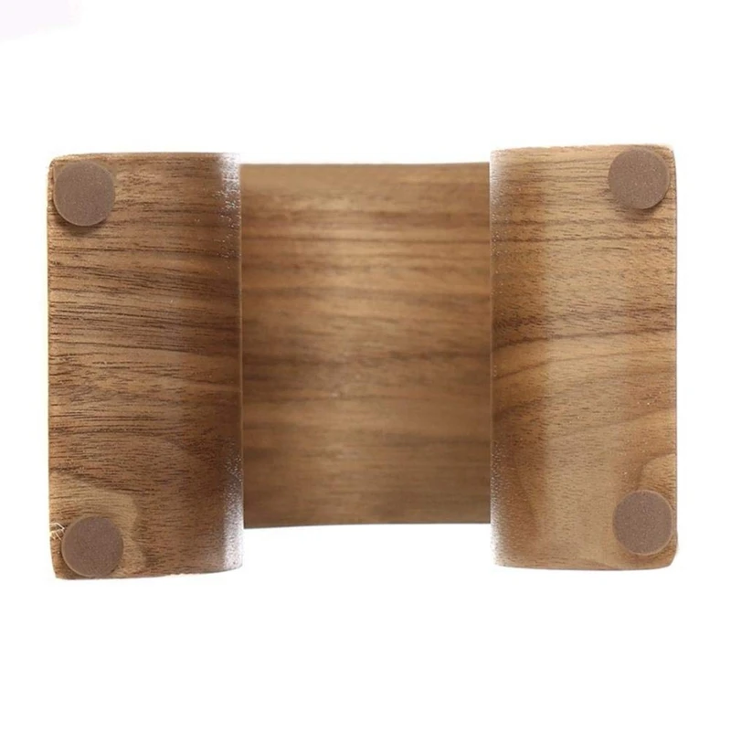 Headphone Stand Earphone Bracket Headset Hanger Wood Desk Display Stand U Shape