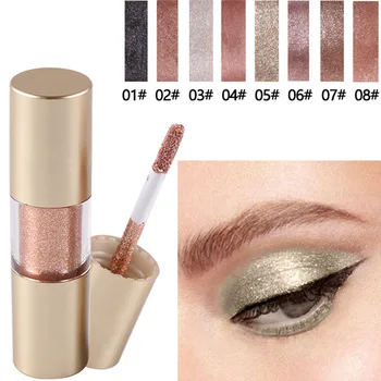 

Hot Waterproof Shiny Eyeshadow Glitter Liquid Eyeliner Makeup Eye-Liner Pen Metallic Portable Shiny Eye Liners Cosmetics Beauty