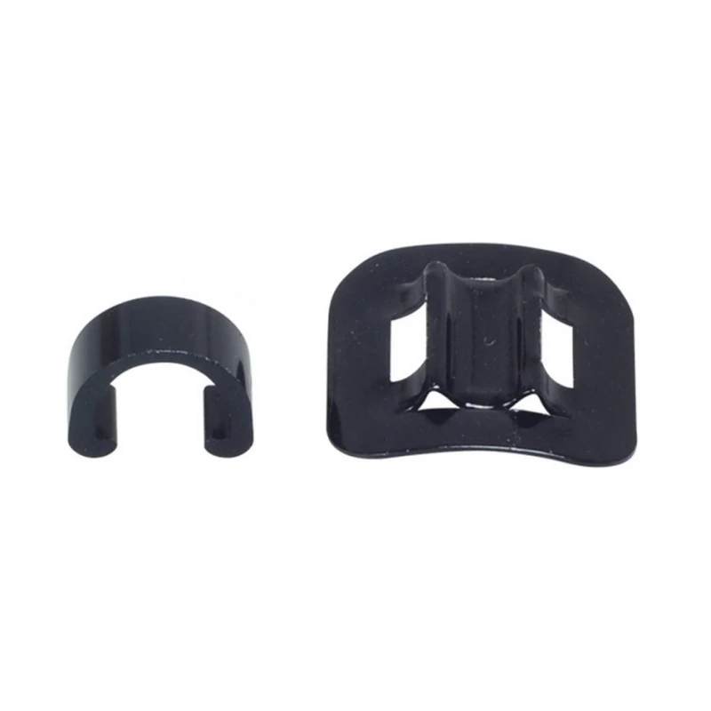 Black Кабель для скутера, зажим для карт, подходит для Xiaomi M365, скутер, горный велосипед, тормозной кабель, масляная Трубная направляющая Опора переходник для ручки переключения - Цвет: Black