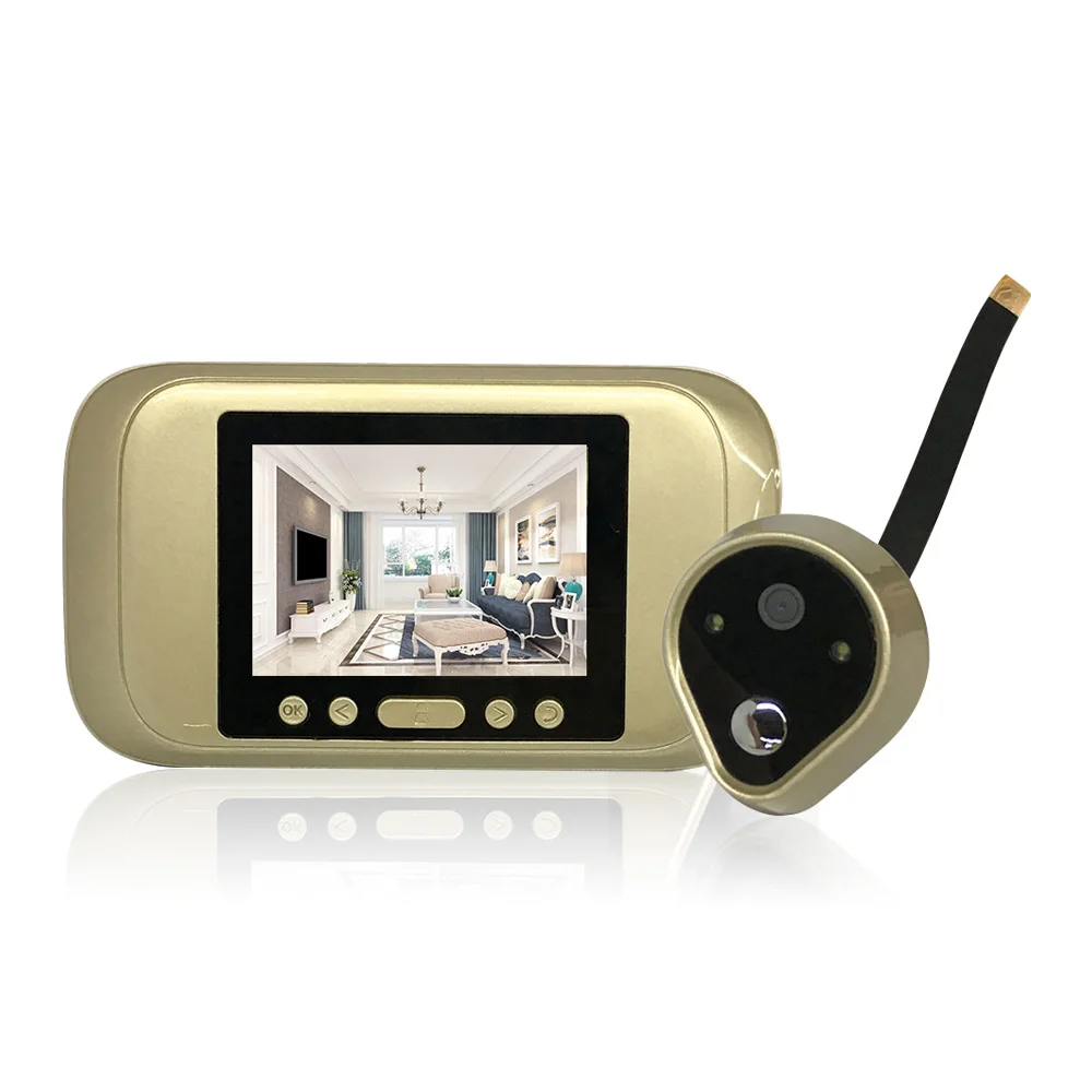 

3.2'' LCD Color Screen Vidoe Doorbell Camera Smart Peephole Viewer Digital Visual Door bell door eye Night Vision