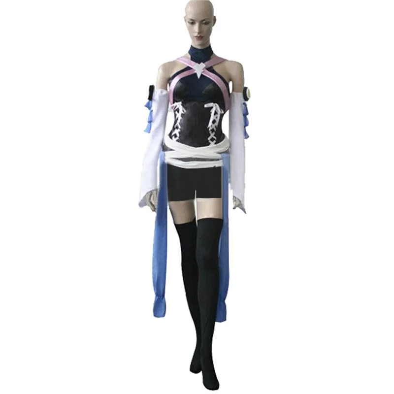 CGCOS Косплей Костюм Kingdom Hearts Birth By Sleep Aqua платье Новое в наличии Хэллоуин