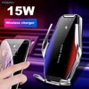 15W 10W Qi Wireless Car Charger Automatic USB C Fast Charging Air Vent Mount Holder for iPhone 11 Pro XS XR X 8 Samsung S20 S10 ► Photo 1/6