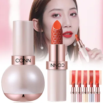 

Carved Lipstick Cute Fat Design Long Lasting Waterproof Matte Lipstick Makeup Tool HJL2019