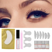 Eyelash Grafting Set Lifting Curling Long Lasting Eyelash Perming Kit Agent Fixing Liquid Clean Solution Keratin Eyelash Potion baisidai 8in1 extra longer curling eyelash lashes perm perming solution full kit set b26
