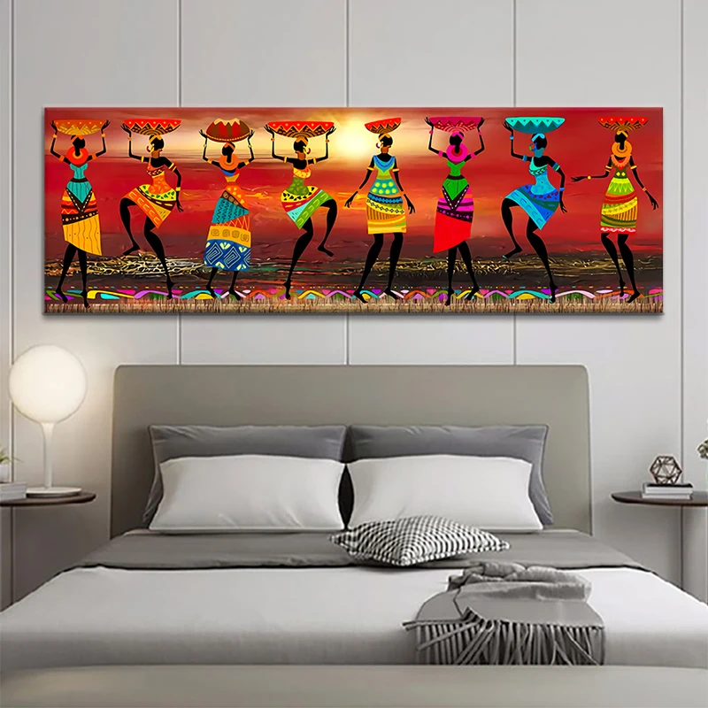 DANCING AFRICAN WOMEN WALL PICTURE
