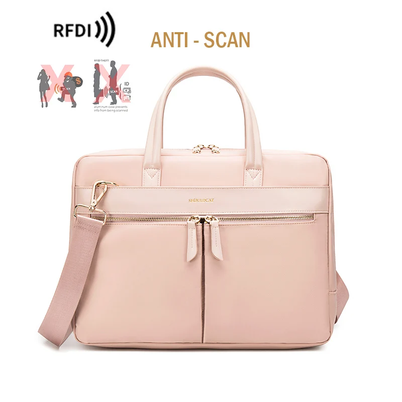 Fashion Women's Notebook Briefcase For 13.3 15 16 Inch Laptop Crossbody Bag Shoulder Bags Business Travel Office Ladies Handbags designer laptop sleeve Laptop Accessories