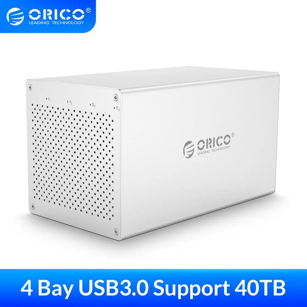 Корпус для жесткого диска ORICO 3 5 дюйма 4 отсека SATA на USB3.0 Гбит/с|Корпус диска| |