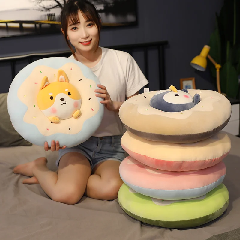 Kawaii Donut Plush Pillow