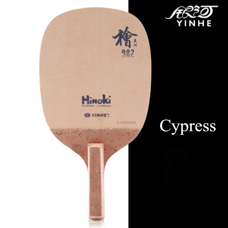 

YINHE 982 HINOKI (1 Ply SOLID Hinoki) YINHE Table Tennis Blade / Racket Cypress Japanese Penhold JS Ping Pong Bat / Paddle