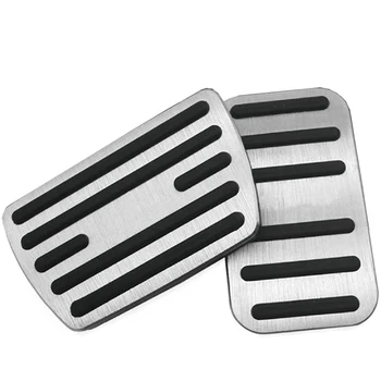 

Anti-Slip Performance Foot Pedal Pads for Honda 10Th Civic,Auto No Drilling Aluminum Brake and Accelerator Pedal Covers Silver B