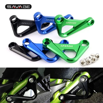 

Rear Footrest Blanking Plates For KAWASAKI NINJA 650 Z650 2017 18 19 2020 Motorcycle Racing Hook CNC Foot Rest Left Right