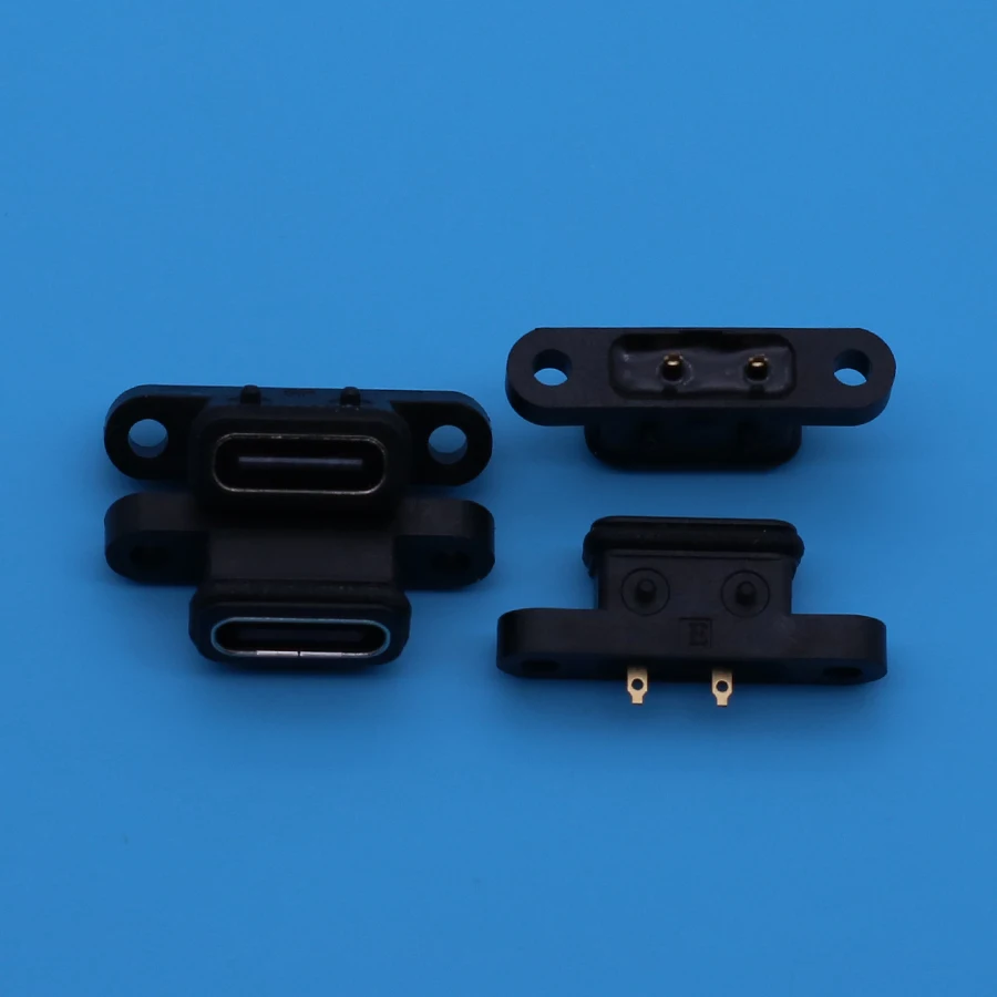 5 шт. USB 3.1 разъем Type-C 2Pin 2 сварочный провод женский водонепроницаемый гнездо с
