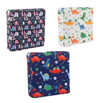 

Children's Dining Chair Height-adjustable Seat Cushion Adjustable Dinosaur Elephant Animal Print Cotton Pad Baby Products