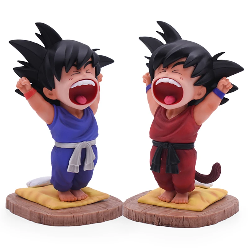 

Anime Dragon Ball Z 14cm Childhood Goku Decorative Doll Action Figure PVC Collection Model toys for children Boy Birthday Gift